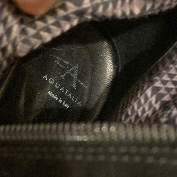 AQUATALIA Elegant Black Ankle Boots. Size 8. Made in Italy - Picture 8 of 10